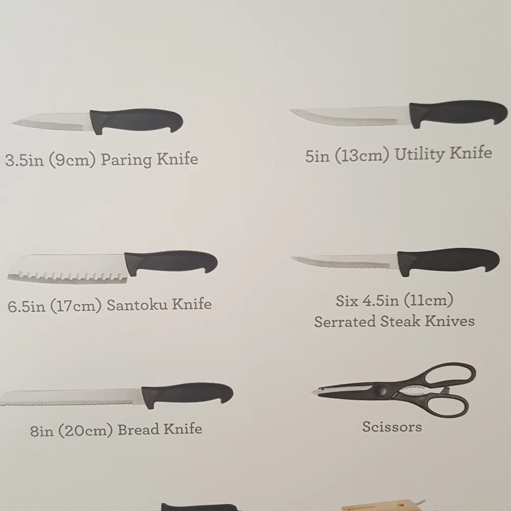 Martha Stewart essentials 30 piece cutlery and utensil set black New